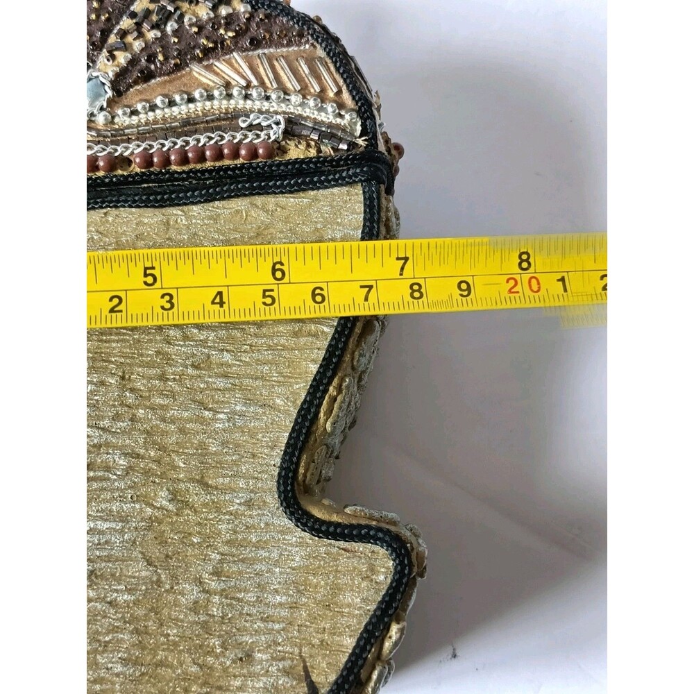 Vintage Mary Frances Elephant Box Bag Beaded Jeweled Crossbody Purse Rare 90s - Picture 8 of 9